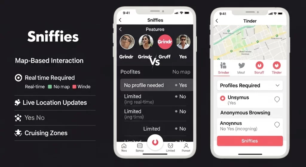 Comparisons & Alternatives: How Sniffies Stacks Up Against Other LGBTQ+ Apps