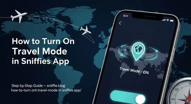 How to Turn On Travel Mode in Sniffies App