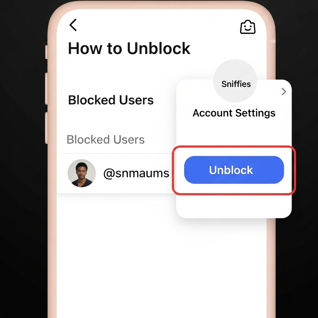 How to Unblock Someone on Sniffies