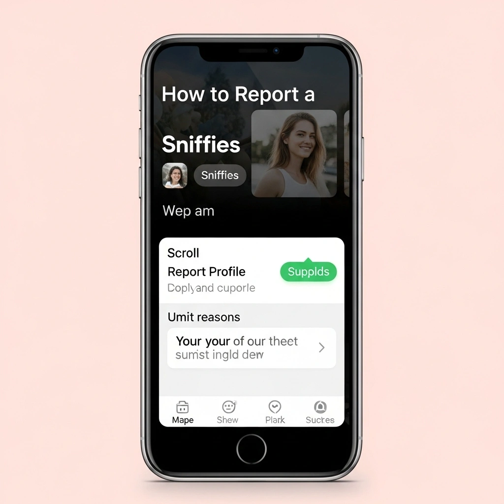 How to Report a User on Sniffies App iPhone