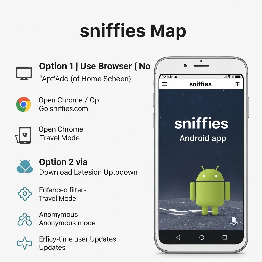 Sniffies Map on Android Devices